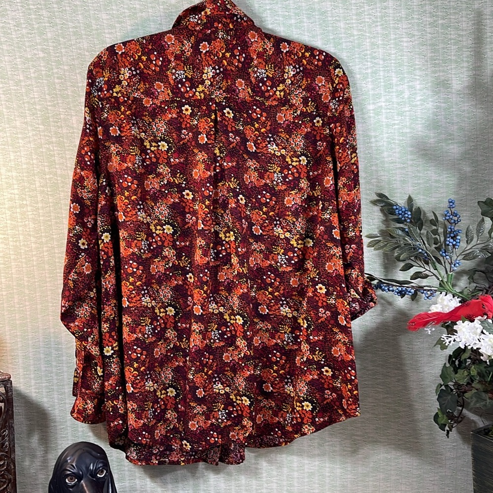 Intro Long Sleeve Button Down Blouse - Nwt - image 6